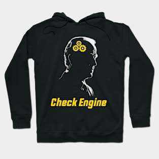 Joe Biden Check Engine Funny Political Joke Hoodie